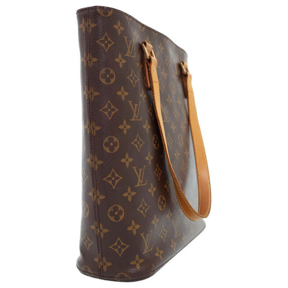 Louis Vuitton Tote Brown Leather Vavant Monogram Bag